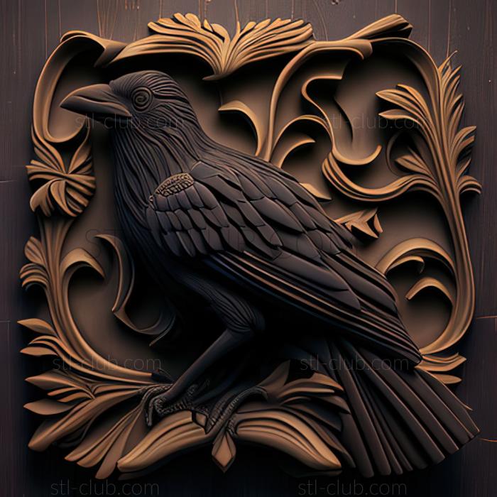 3D model st crow (STL)